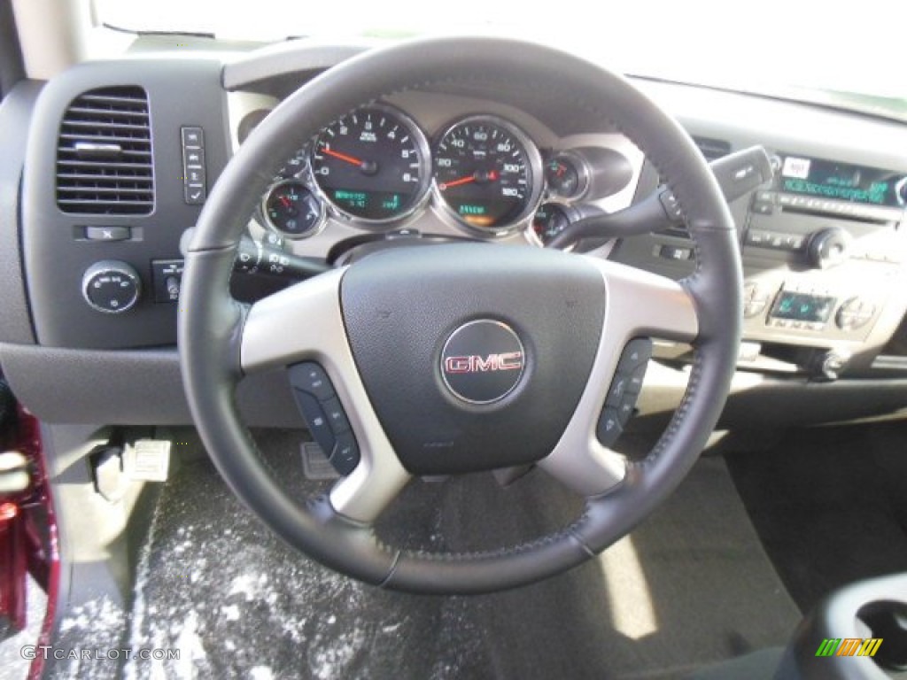 2013 Sierra 1500 SLE Extended Cab 4x4 - Sonoma Red Metallic / Ebony photo #18