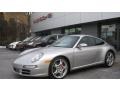 Arctic Silver Metallic - 911 Carrera 4S Coupe Photo No. 3