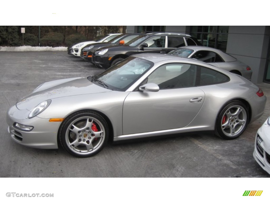 Arctic Silver Metallic 2006 Porsche 911 Carrera 4S Coupe Exterior Photo #75358052