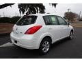 2012 Fresh Powder White Nissan Versa 1.8 S Hatchback  photo #4