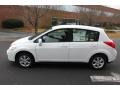 2012 Fresh Powder White Nissan Versa 1.8 S Hatchback  photo #8