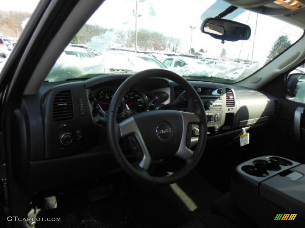 2013 Sierra 1500 SLE Extended Cab 4x4 - Sonoma Red Metallic / Ebony photo #10
