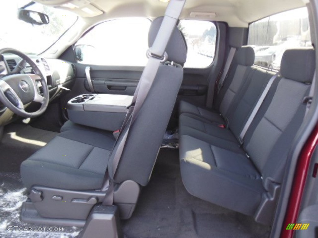 2013 Sierra 1500 SLE Extended Cab 4x4 - Sonoma Red Metallic / Ebony photo #14