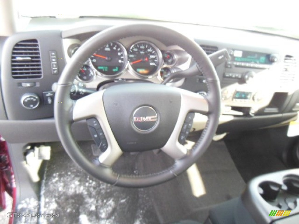 2013 Sierra 1500 SLE Extended Cab 4x4 - Sonoma Red Metallic / Ebony photo #18