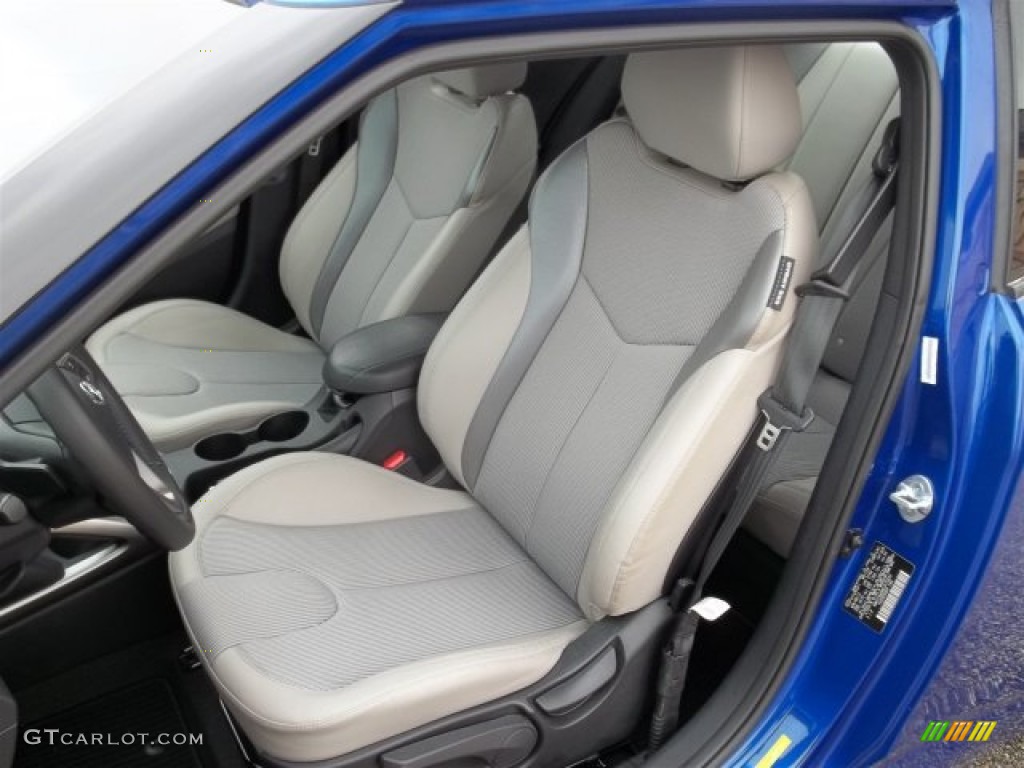 Gray Interior 2012 Hyundai Veloster Standard Veloster Model Photo #75359003
