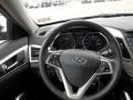 Gray 2012 Hyundai Veloster Standard Veloster Model Steering Wheel