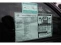 2012 Nissan Pathfinder Silver Window Sticker