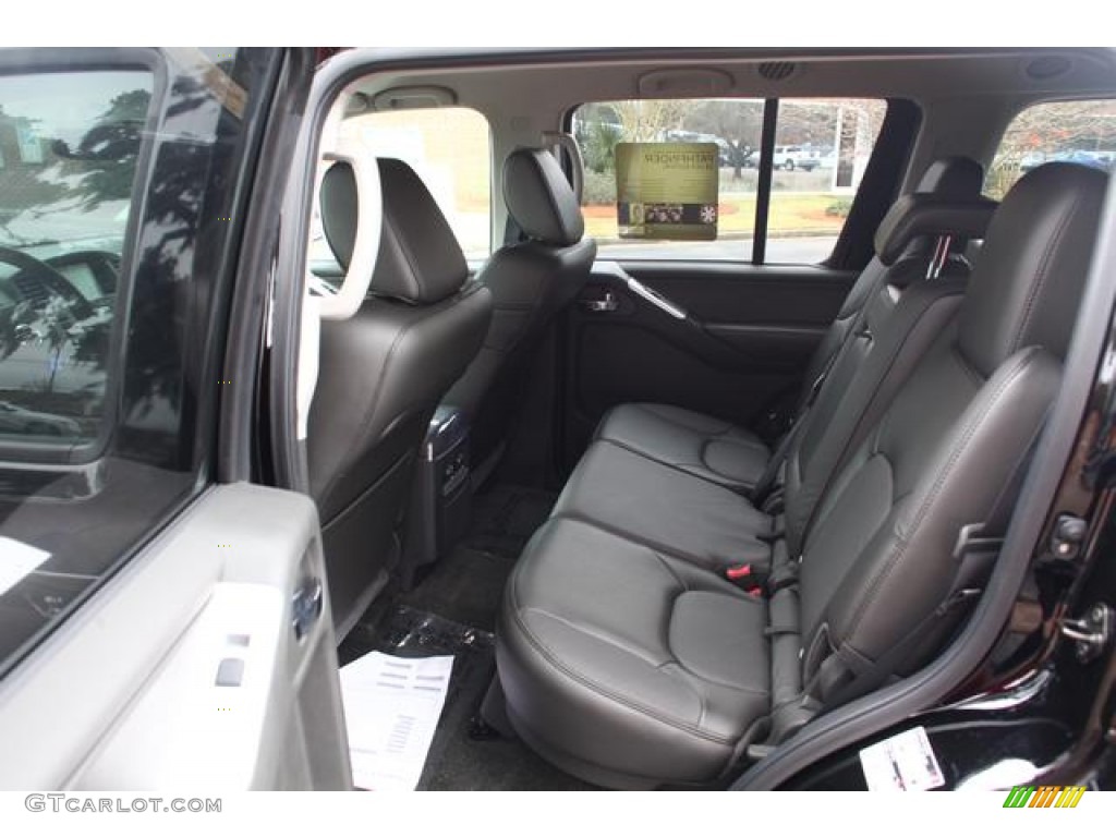 2012 Nissan Pathfinder Silver Rear Seat Photos