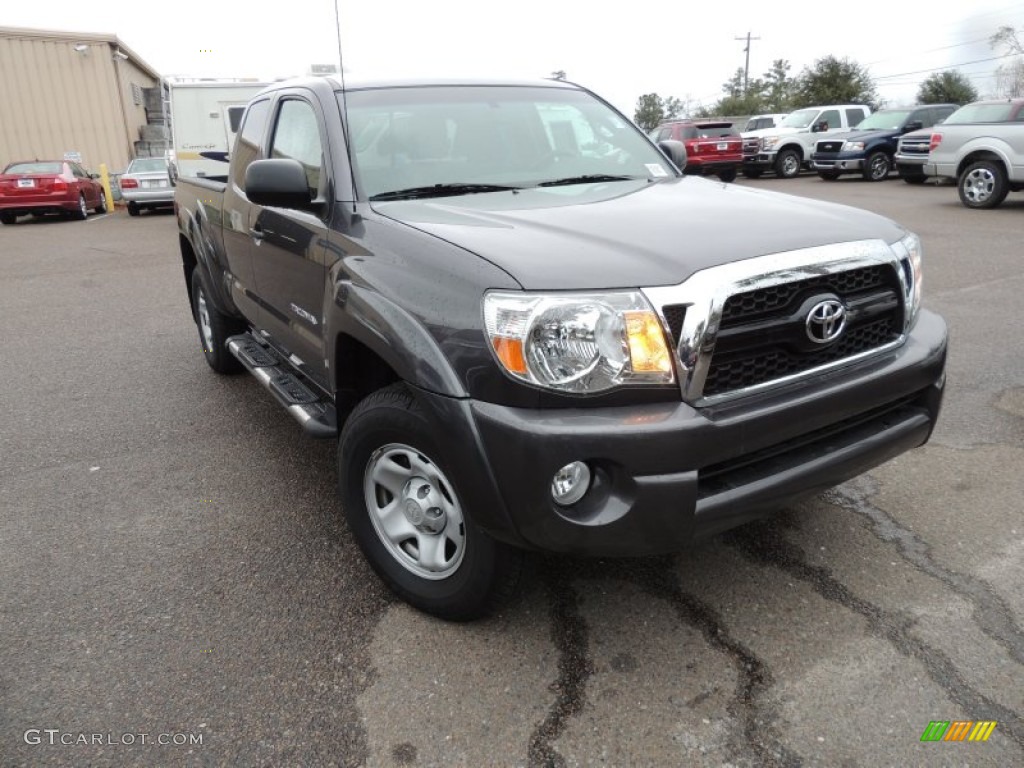 2011 Tacoma V6 SR5 PreRunner Access Cab - Magnetic Gray Metallic / Graphite Gray photo #1