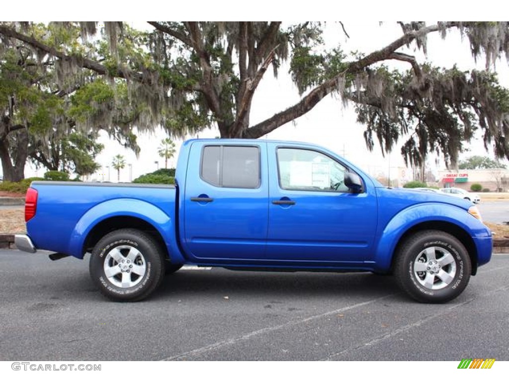 Metallic Blue 2012 Nissan Frontier SV Crew Cab Exterior Photo #75359930