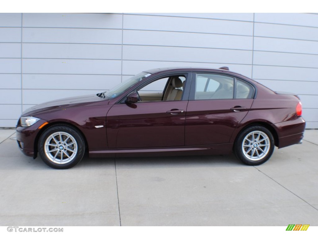 2010 3 Series 328i Sedan - Barbera Red Metallic / Beige photo #4