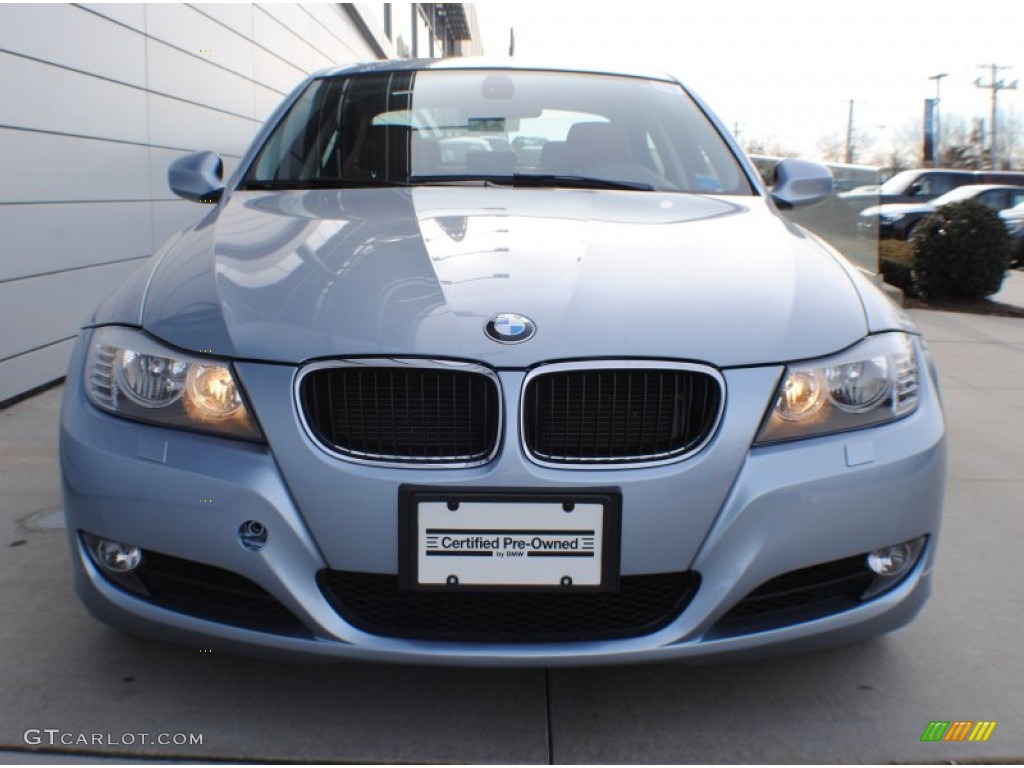 2010 3 Series 328i xDrive Sedan - Blue Water Metallic / Chestnut Brown Dakota Leather photo #2