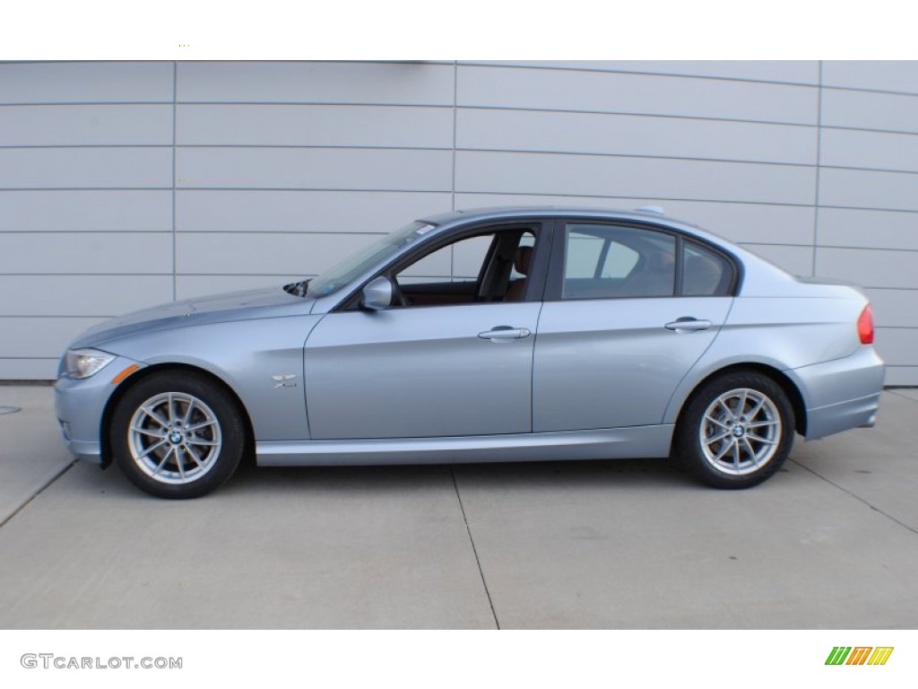 2010 3 Series 328i xDrive Sedan - Blue Water Metallic / Chestnut Brown Dakota Leather photo #3