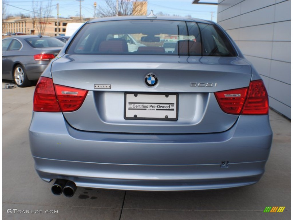 2010 3 Series 328i xDrive Sedan - Blue Water Metallic / Chestnut Brown Dakota Leather photo #5