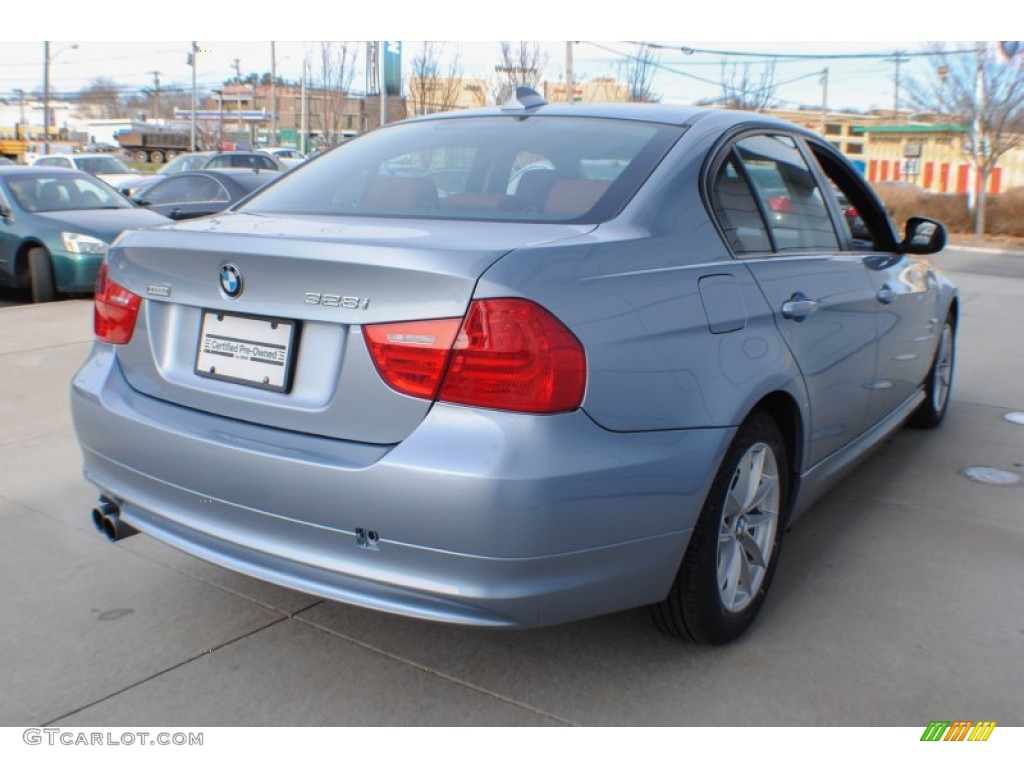 2010 3 Series 328i xDrive Sedan - Blue Water Metallic / Chestnut Brown Dakota Leather photo #6