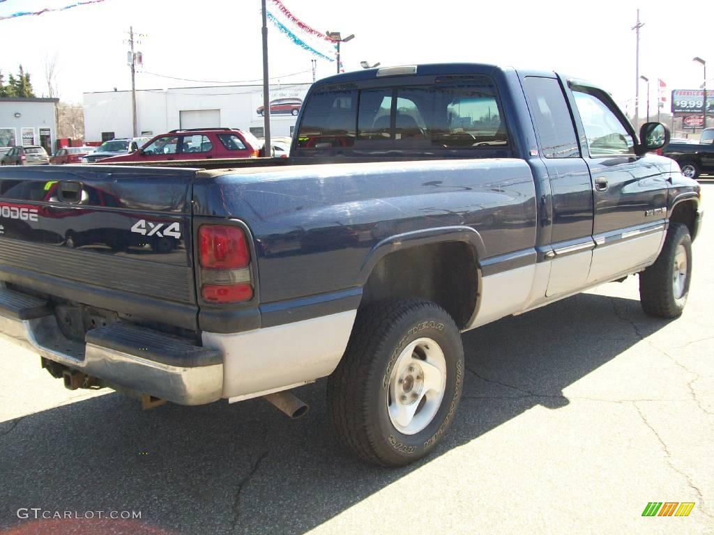 2000 Ram 1500 ST Extended Cab 4x4 - Patriot Blue Pearlcoat / Agate photo #6