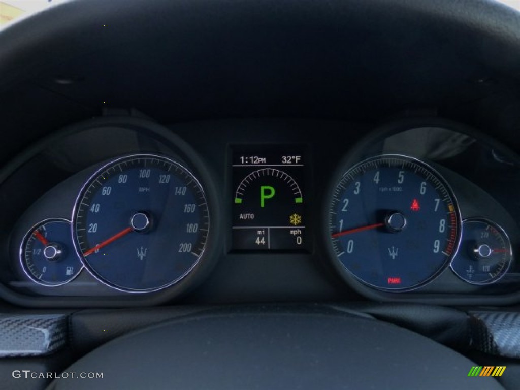 2013 Maserati GranTurismo Sport Coupe Gauges Photo #75362252