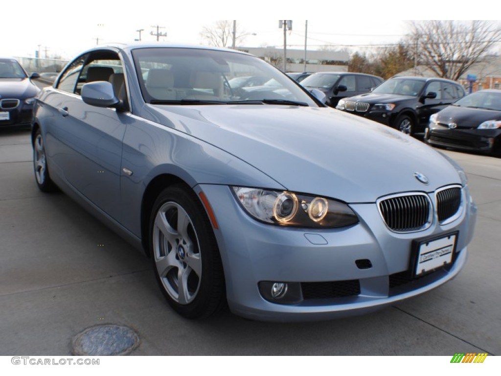 2010 3 Series 328i Convertible - Blue Water Metallic / Cream Beige photo #7