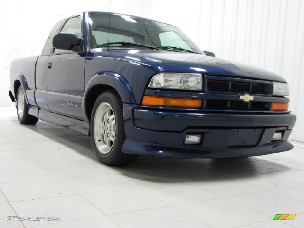 Indigo Blue Metallic 2002 Chevrolet S10 Xtreme Extended Cab Exterior Photo #75362651