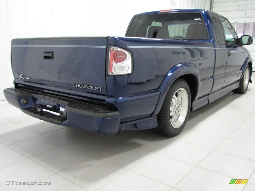 Indigo Blue Metallic 2002 Chevrolet S10 Xtreme Extended Cab Exterior Photo #75362666