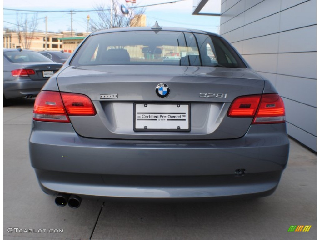 2010 3 Series 328i xDrive Coupe - Space Gray Metallic / Black photo #5