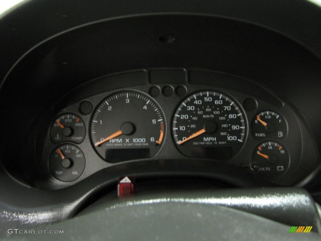 2002 Chevrolet S10 Xtreme Extended Cab Gauges Photo #75362818