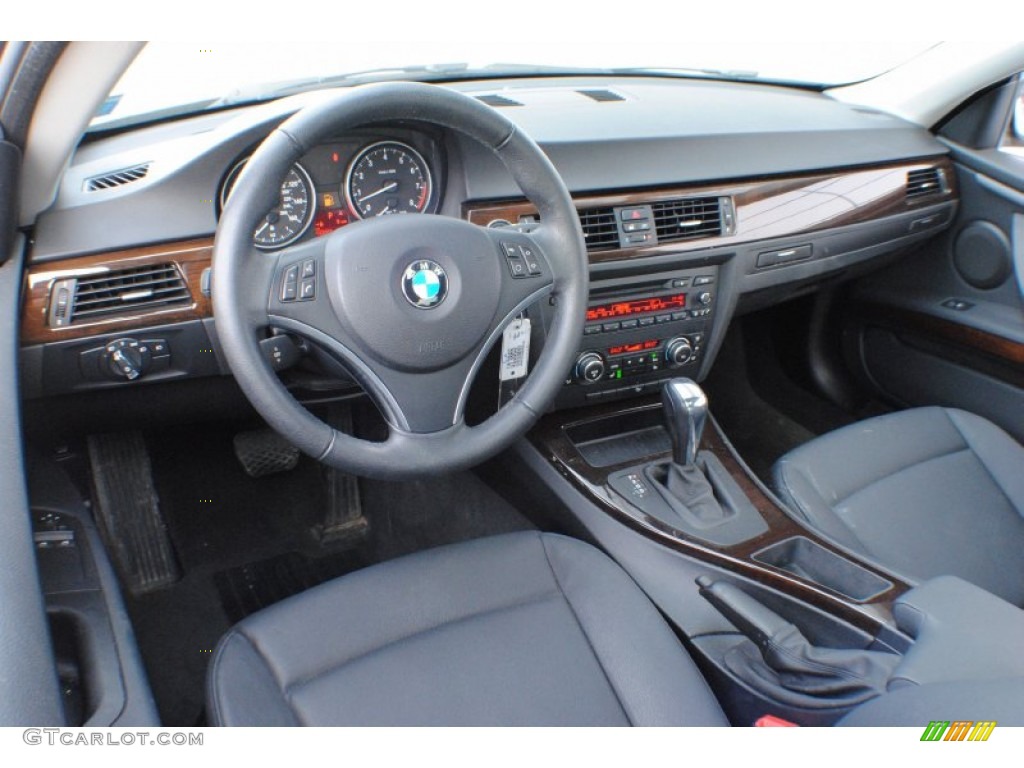 2010 3 Series 328i xDrive Coupe - Space Gray Metallic / Black photo #14