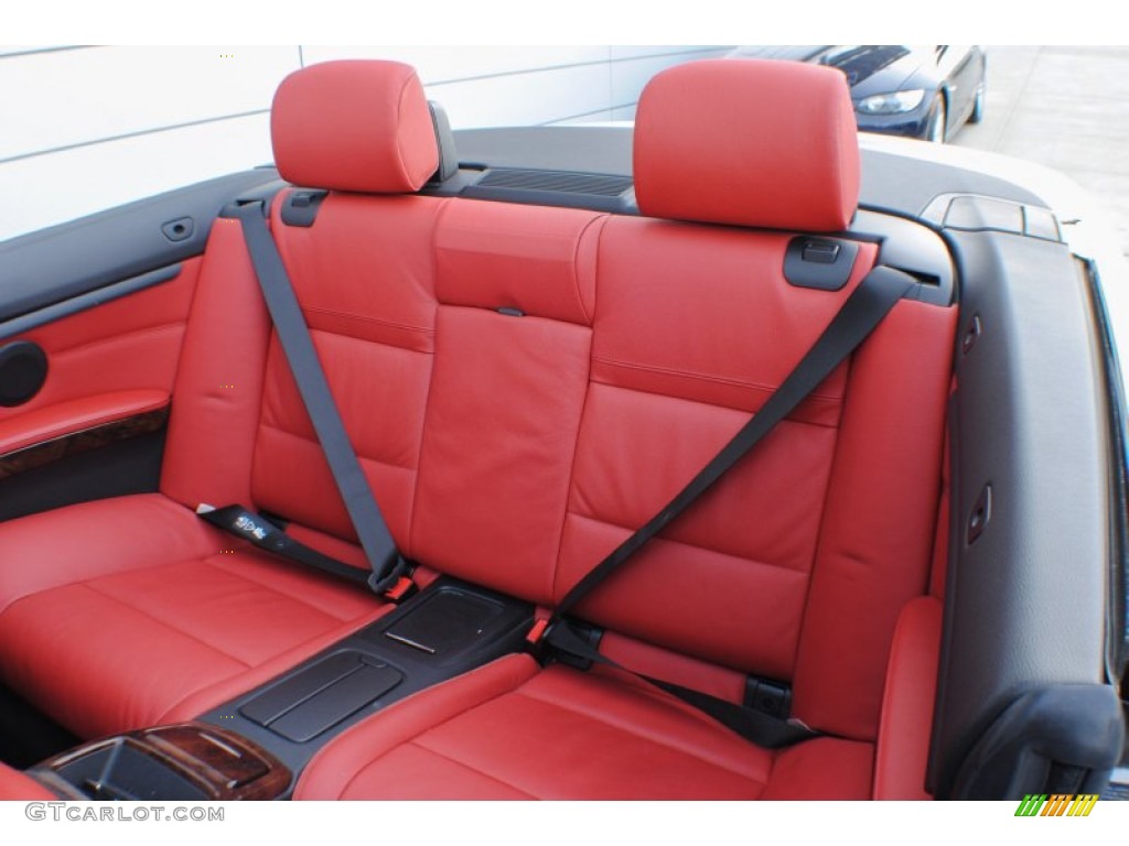 2009 3 Series 328i Convertible - Alpine White / Coral Red/Black Dakota Leather photo #15