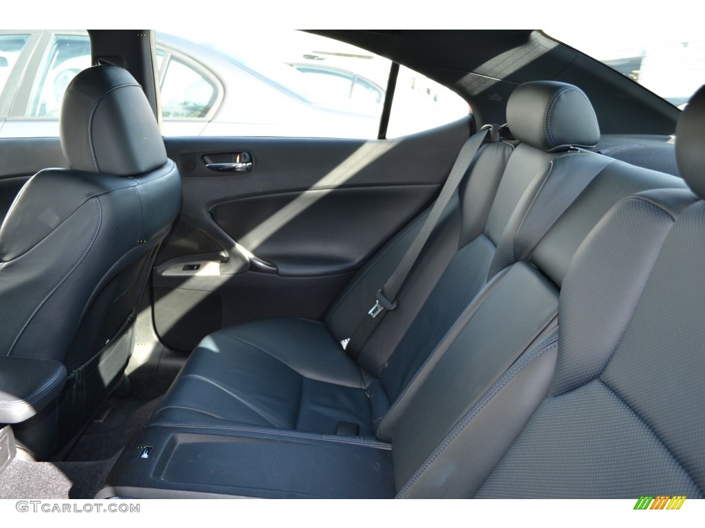 2010 Lexus IS F Rear Seat Photo #75363602