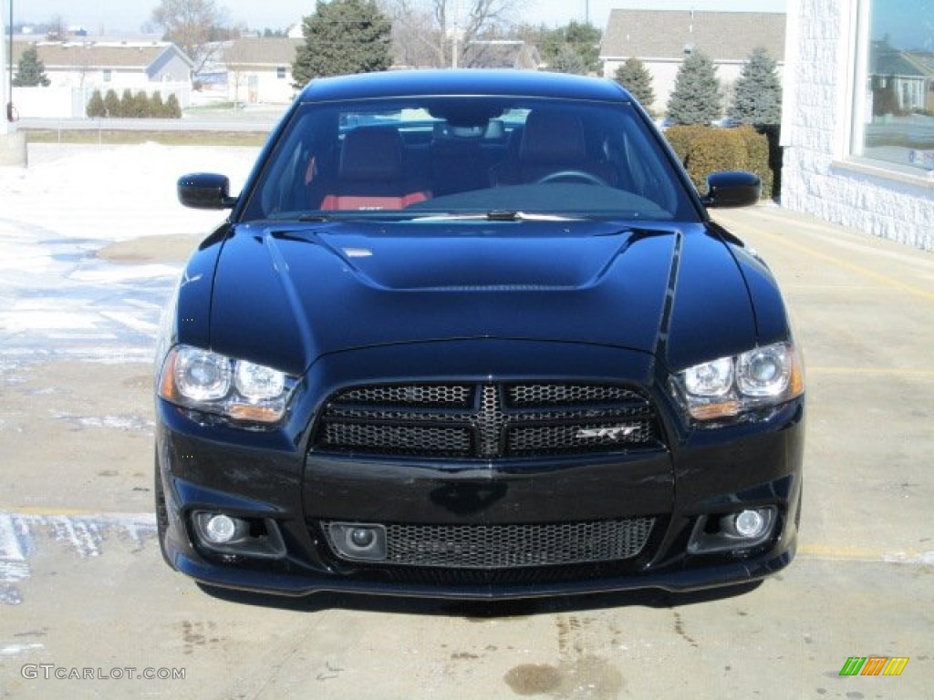 Pitch Black 2012 Dodge Charger SRT8 Exterior Photo #75364448