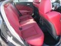 Black/Red 2012 Dodge Charger SRT8 Interior Color