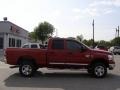 2008 Inferno Red Crystal Pearl Dodge Ram 2500 Big Horn Quad Cab 4x4  photo #2