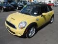 2009 Interchange Yellow Mini Cooper S Convertible  photo #16