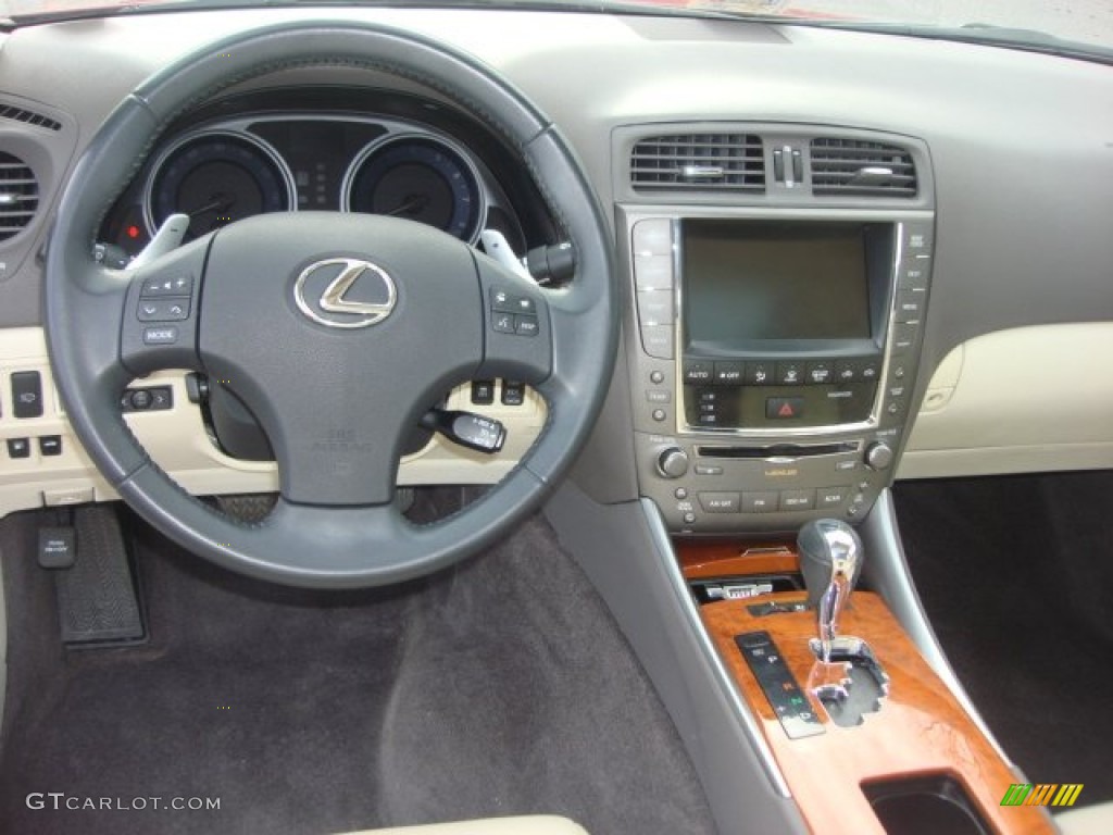 2009 Lexus IS 250 AWD Ecru Dashboard Photo #75366875