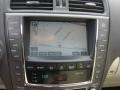 2009 Lexus IS Ecru Interior Navigation Photo