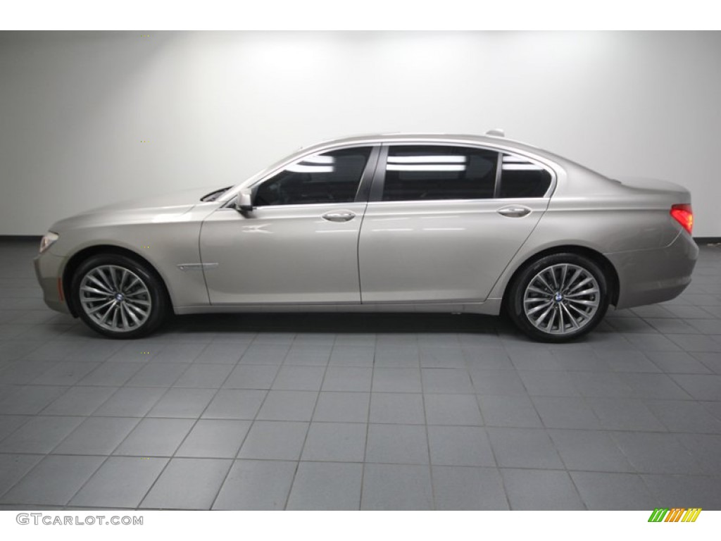 Cashmere Silver Metallic 2011 BMW 7 Series 740Li Sedan Exterior Photo #75366986