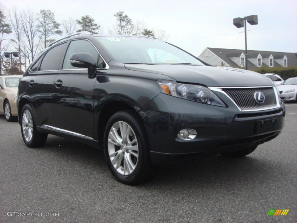 2010 RX 450h AWD Hybrid - Smokey Granite Mica / Light Gray/Espresso Birds-Eye Maple photo #1
