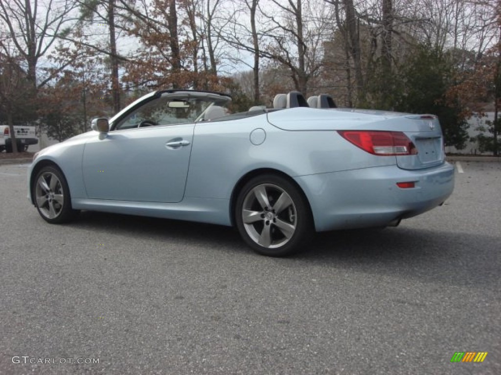 2011 IS 250C Convertible - Cerulean Blue Mica / Light Gray photo #4