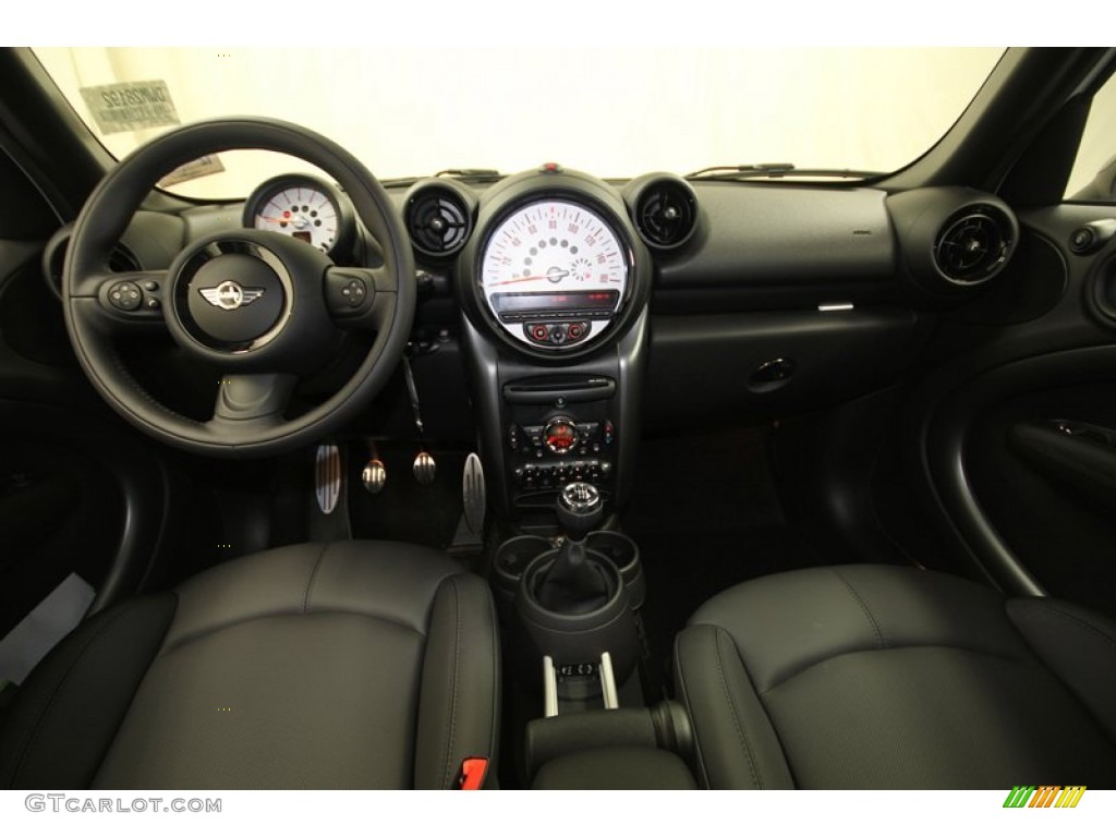 2013 Mini Cooper S Countryman Carbon Black Dashboard Photo #75368651