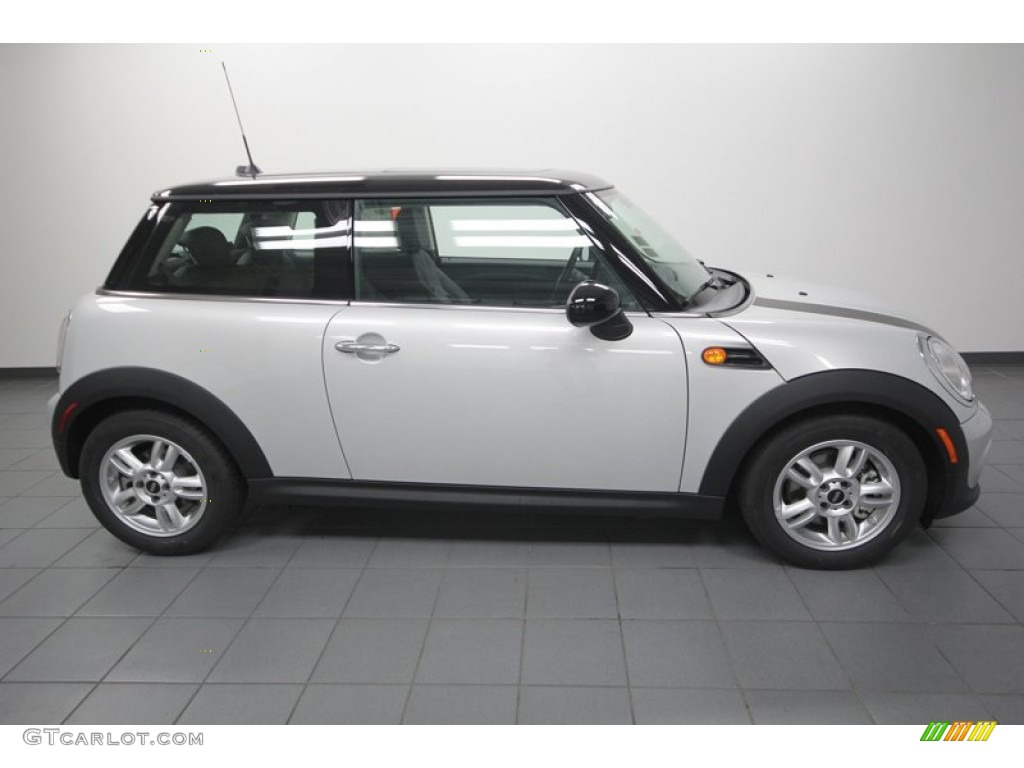 White Silver Metallic 2013 Mini Cooper Hardtop Exterior Photo #75369252