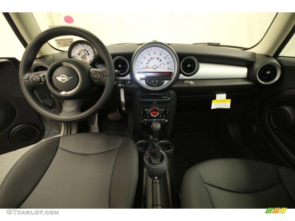 2013 Mini Cooper Hardtop Carbon Black Dashboard Photo #75369287