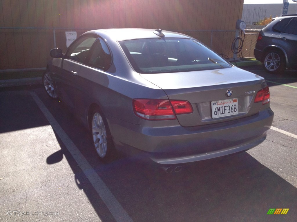 2010 3 Series 328i Coupe - Space Gray Metallic / Black photo #4