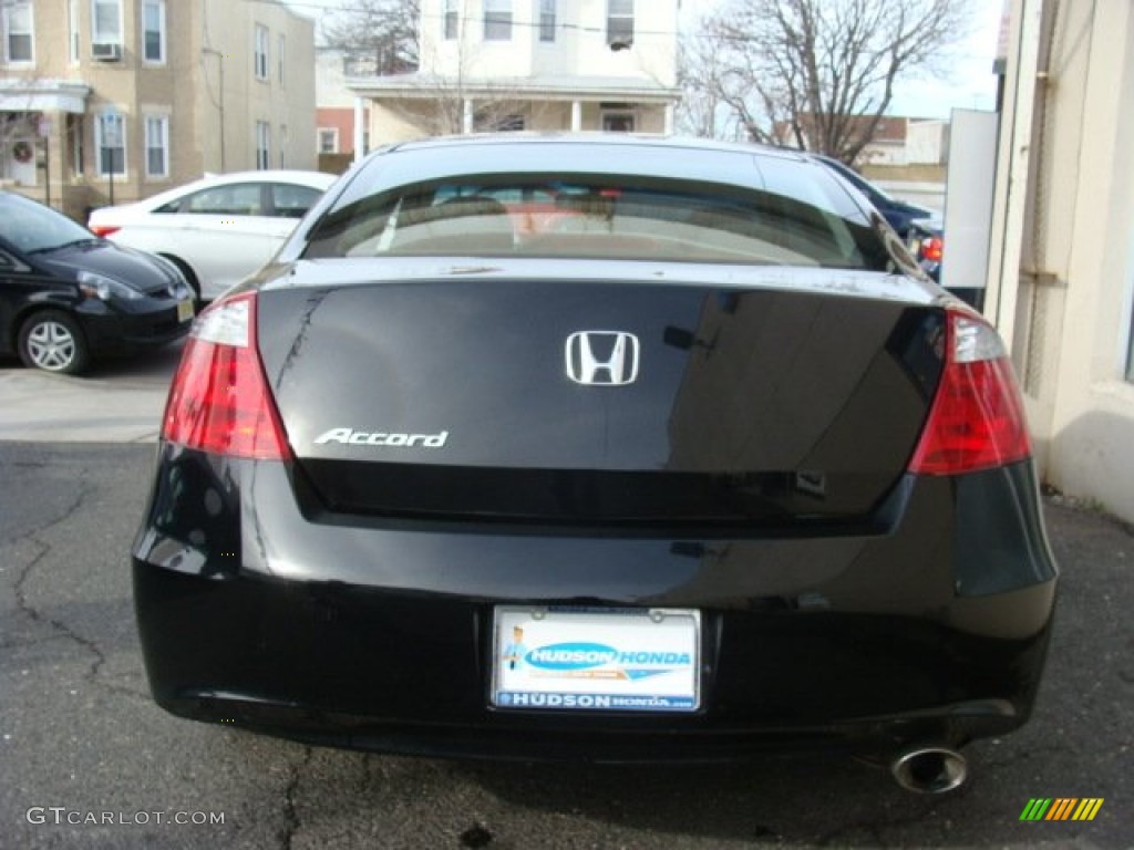 2009 Accord EX Coupe - Crystal Black Pearl / Black photo #5