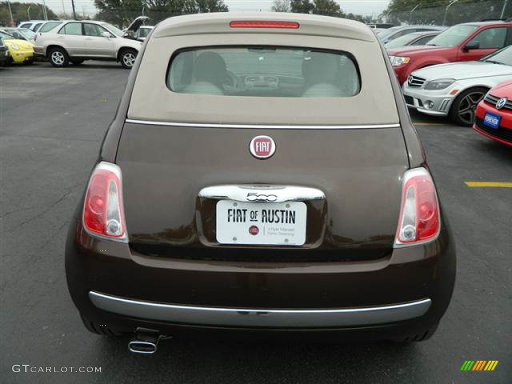 2013 500 c cabrio Lounge - Espresso (Brown) / Marrone/Avorio (Brown/Ivory) photo #5