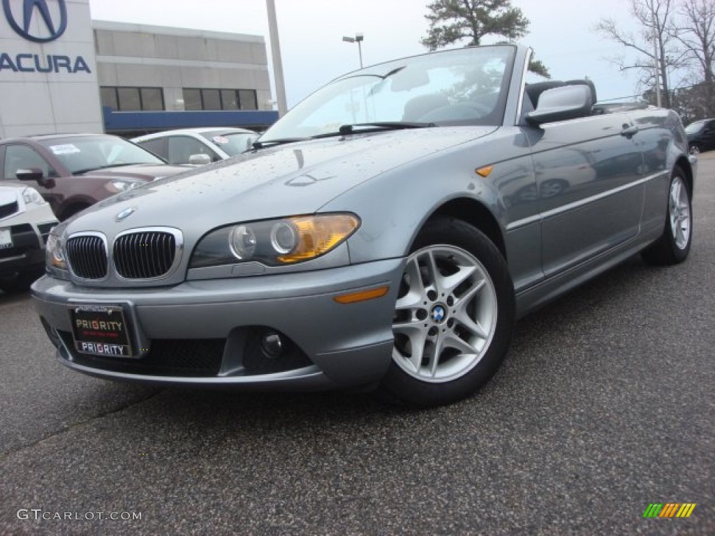 2004 3 Series 325i Convertible - Silver Grey Metallic / Black photo #1