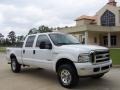 2005 Oxford White Ford F250 Super Duty XLT Crew Cab 4x4  photo #1