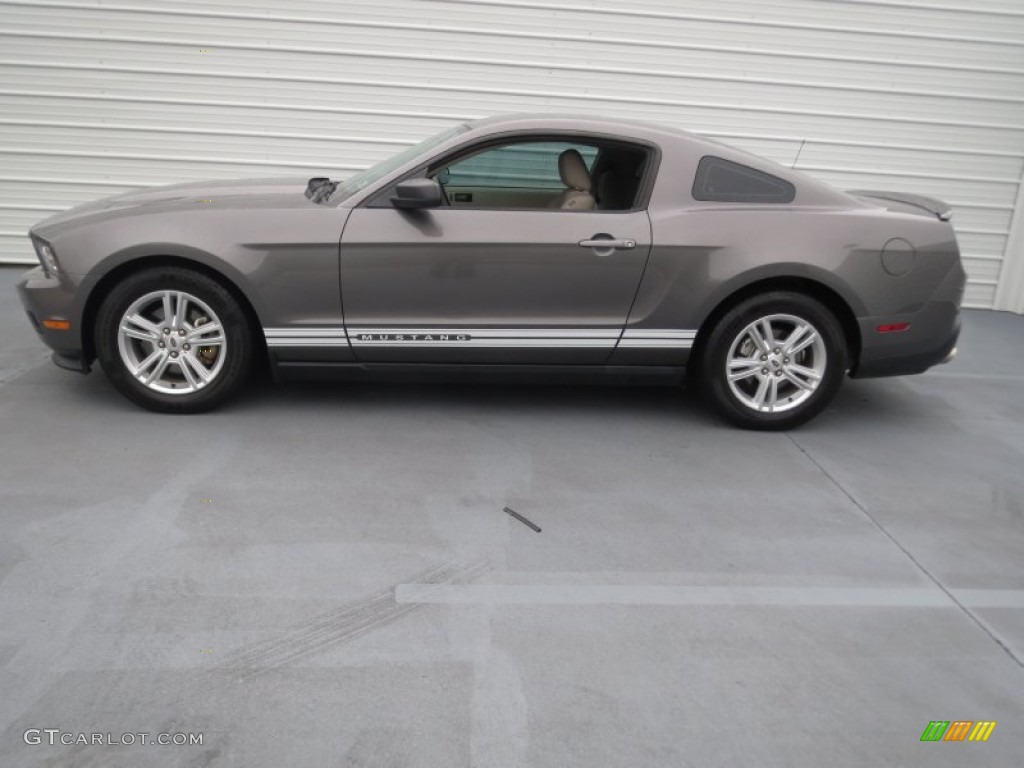 2011 Mustang V6 Coupe - Sterling Gray Metallic / Stone photo #5