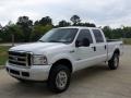 2005 Oxford White Ford F250 Super Duty XLT Crew Cab 4x4  photo #7