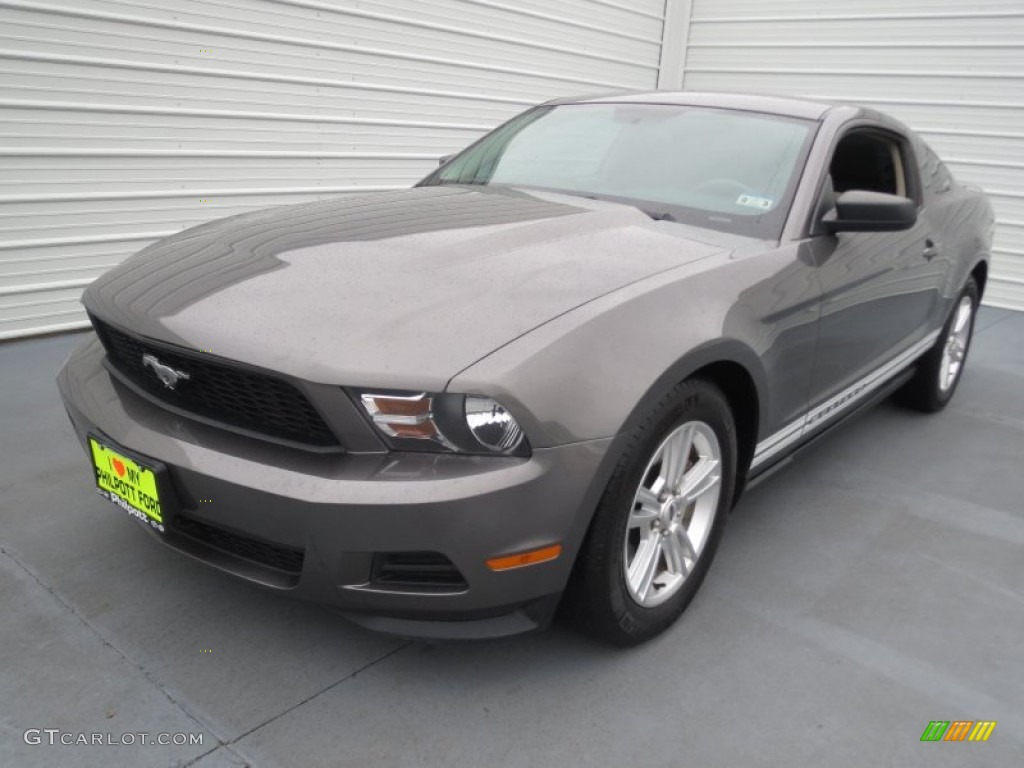 2011 Mustang V6 Coupe - Sterling Gray Metallic / Stone photo #6