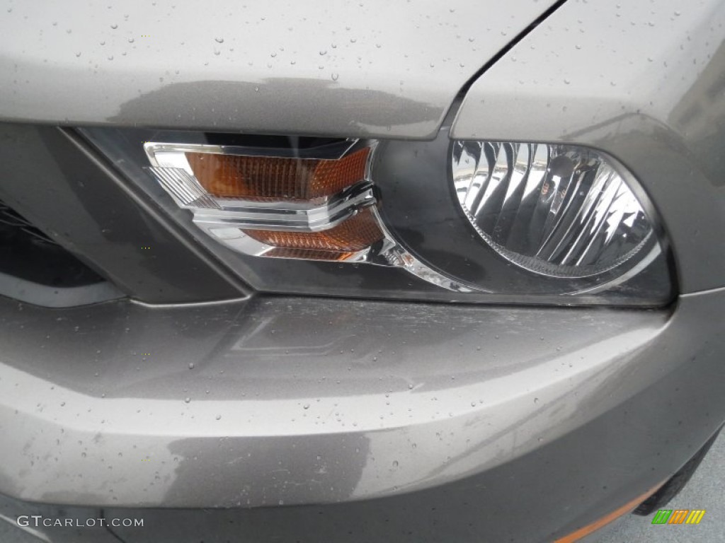 2011 Mustang V6 Coupe - Sterling Gray Metallic / Stone photo #9